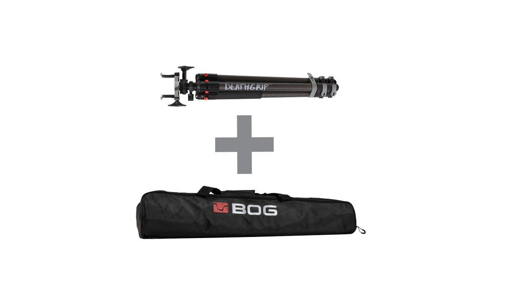 DeathGrip Carbon Fiber Tripod & Carry Bag Bog