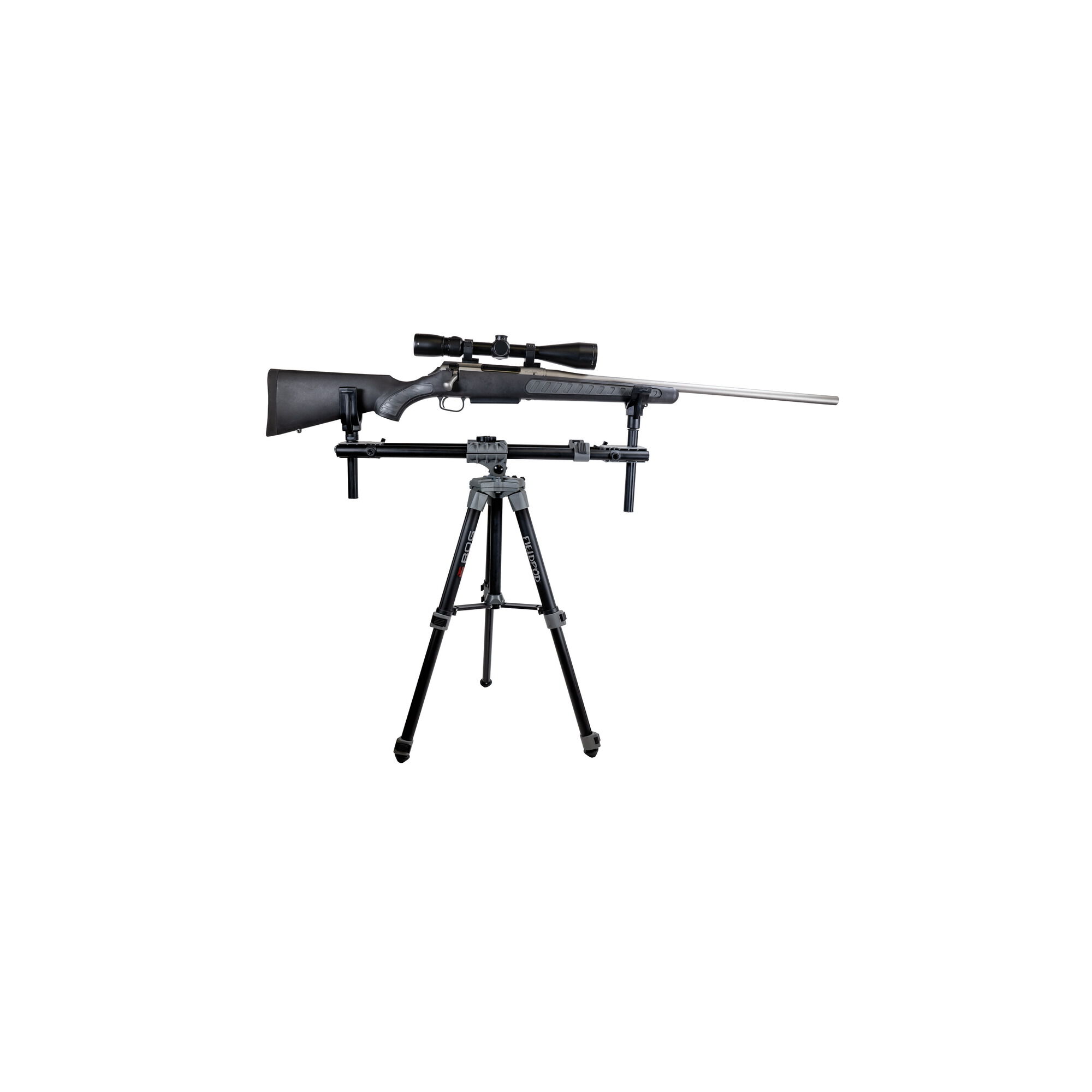 Adjustable Hunter Rifle Stand Rack Shooting Pistol Rest Holder Tripod Bipod New. 