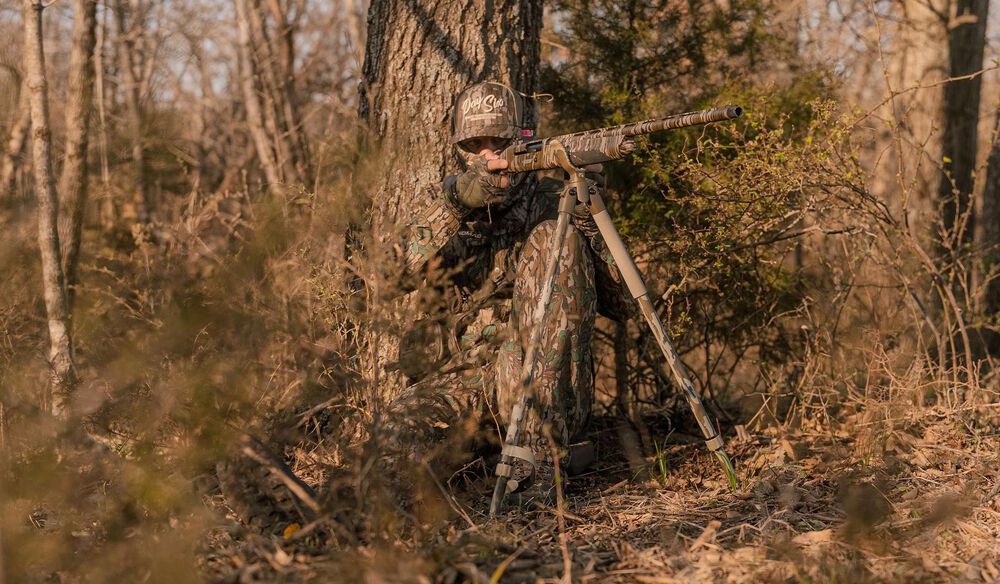 DeadShot&reg; Bipod - Mossy Oak Bottomland